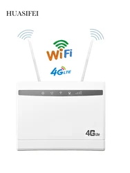 Routeur Wifi CPE 3G/4G LTE sans fil 300Mbps, point d'accès Mobile avec emplacement pour carte Sim et 4 antennes externes, bon marché, jusqu'à 32 utilisateurs 