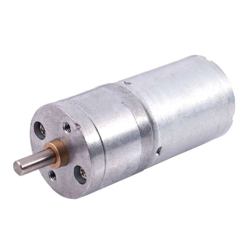 

300RPM DC 12V 0.03A High Torque Gear Box Electric Speed Reduce Motor Silver