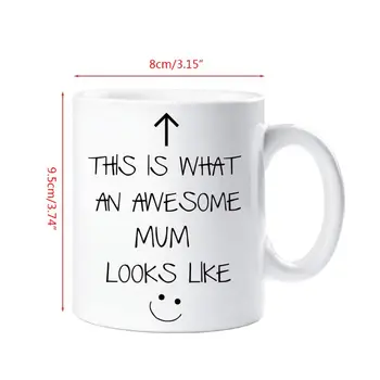 

This Is What An Awesome Mum Looks Like Mug Cup Ceramic Cups Mothers Day Gifts F1FD