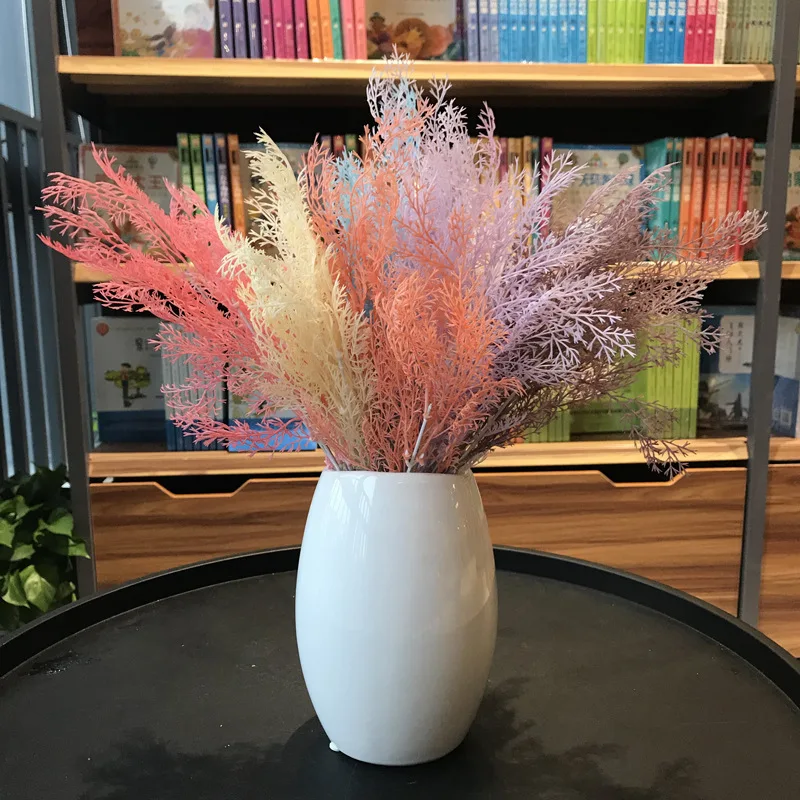 

3PCS Christmas decorations spend Christmas 5 fork multicolor fog spend wedding decoration simulation plant artificial fog tamiya