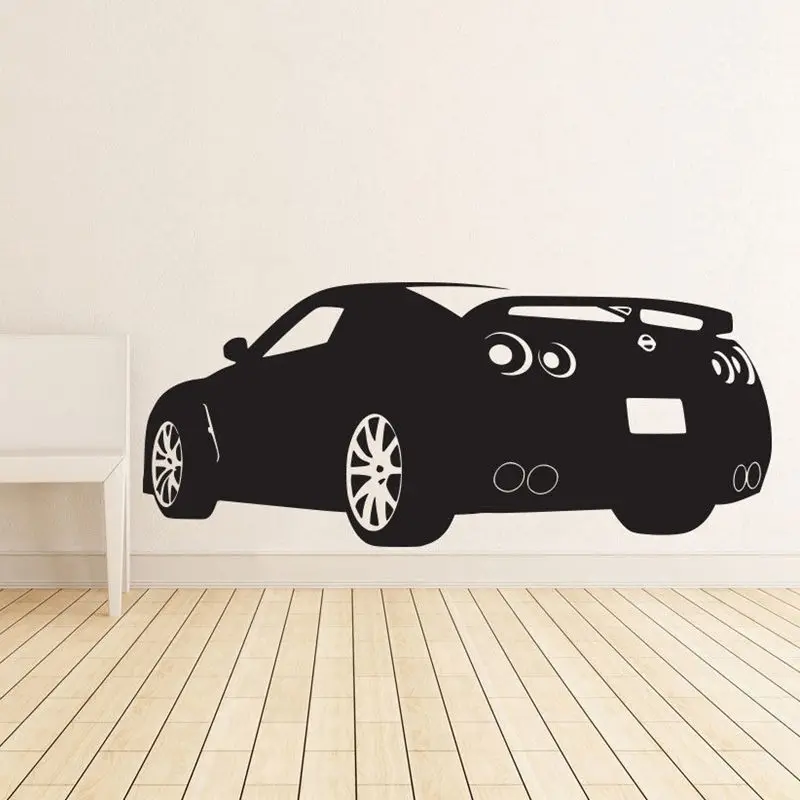 Car Sticker Vehicle Decal Classic Cars Posters Vinyl Wall Decals Pegatina Quadro Parede Decor Mural Car Sticker