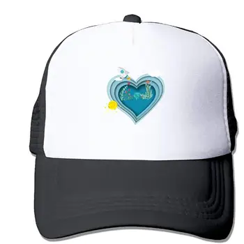 

TSDFCBlue Love Sun Protection Adjustable Caps Cooling Mesh Hat Purple