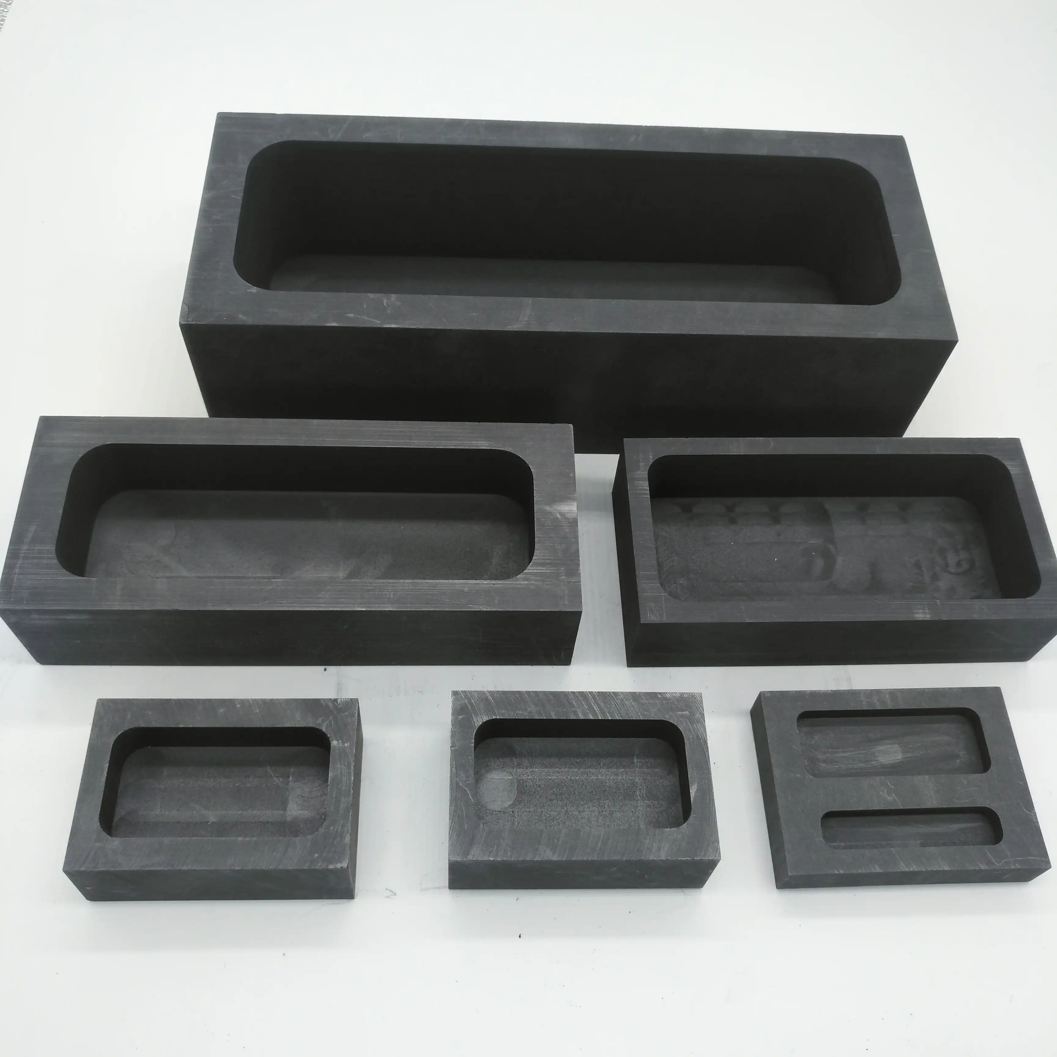 100 x 30 x 30mm  Graphite Casting Ingot Bar Mold For Gold Copper Silver