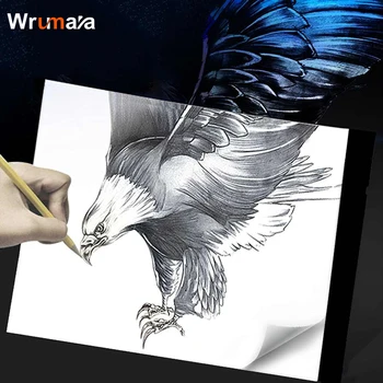 

Wrumava 21X15cm A5 size Mini Tracing LightBox LED Artcraft Tracing Light Pad Light Box for Artists, Drawing board, Sketching