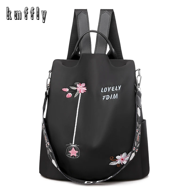 Mochila antirrobo para mujer, morral escolar de tela de estilo Oxford  duradero, mochilas escolares para chica bonita, mochilas de viaje para mujer  - AliExpress