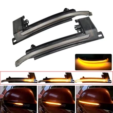 

2x LED Rearview Mirror Indicator Blinker Repeater Dynamic Turn Signal Light For Audi A3 8P A4 A5 B8 Q3 A6 S6 SQ3 A8 D3 8K