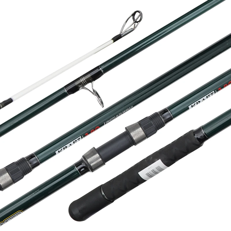 

TAIGEK 3.9m 4.2m Carbon Fiber Blank Trolling Surf Rod Casting Fishing Rods 3 Pieces