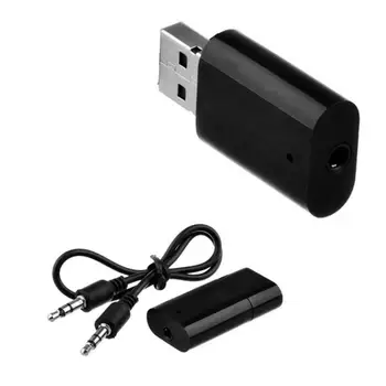 

Portable USB Audio Music Streaming Receiver Adapter with 3.5 mm Stereo Output (Black)