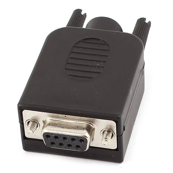 

DB9-M9 Stable DB9 Connector 9Pin Female Adapter Converter w Case