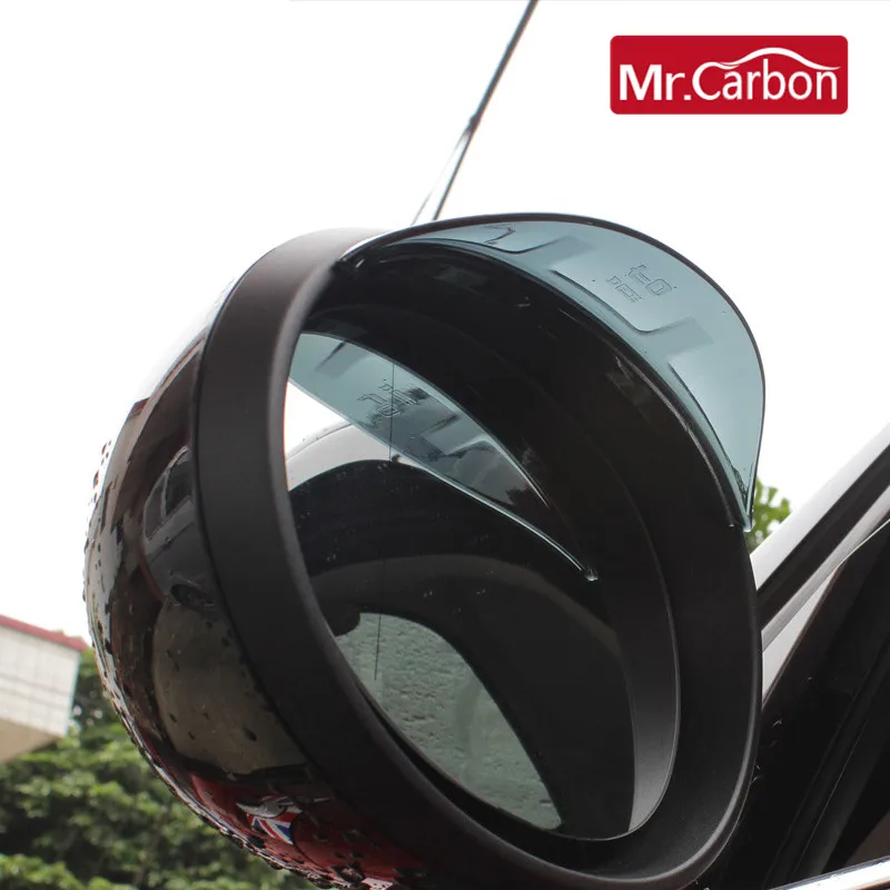 2 pcs Car rearview mirror rain eyebrow sun visor rain cover For BMW MINI ONE COOPERS F54 F55 F56 F60 R55 R56 R60R61 car styling