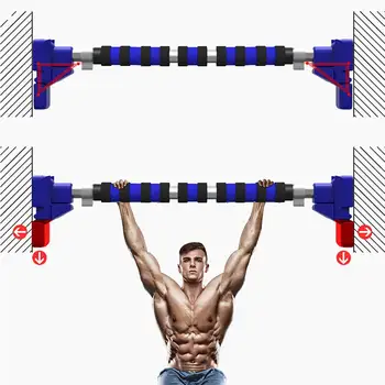 

Load 500kg Door Body Building Gym Horizontal Bar Workout Push Up Training Steel Bar Home Sport Fitness Sit-ups Exercise Device