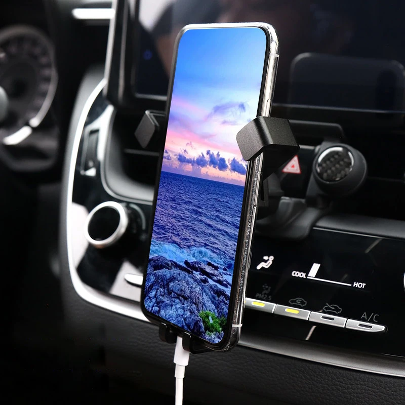 

Fit for Toyota Corolla E210 2019 2020 Car Styling Mobile Cell Phone Holder Car Air Vent Mount Cradle Stand 1set Accessories