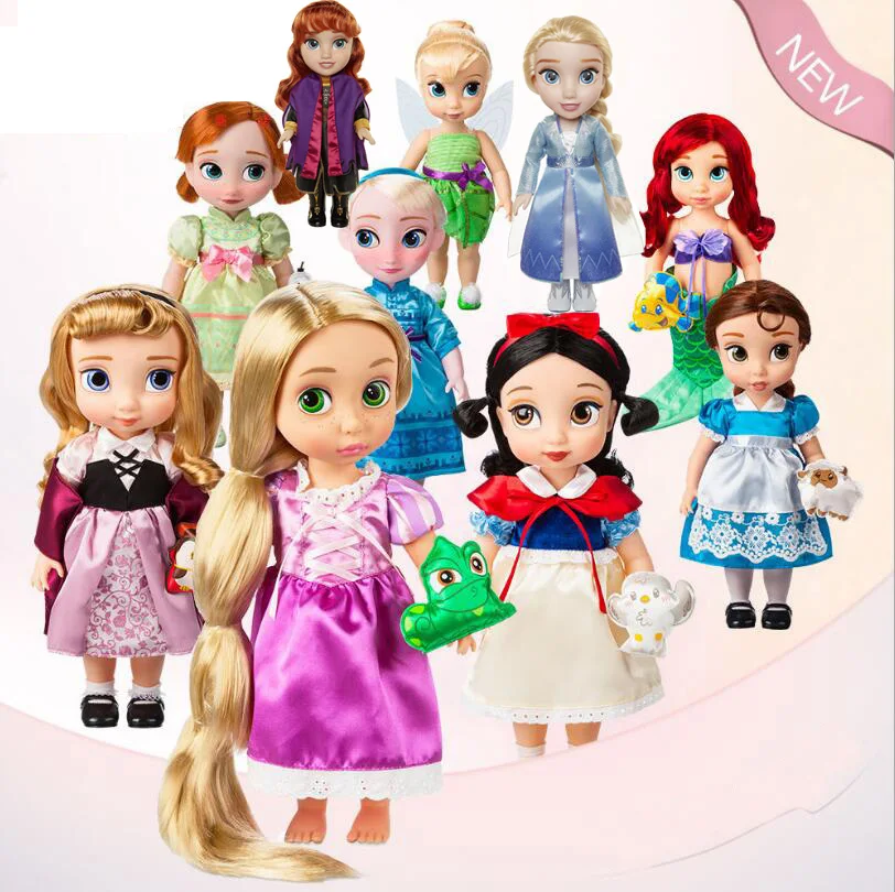 Disney Frozen 2 Elsa Anna Princesa Blancanieves Ariel Aurora Bella Cenicienta Rapunzel niña Ángeles muñeca regalo Juguetes para niños