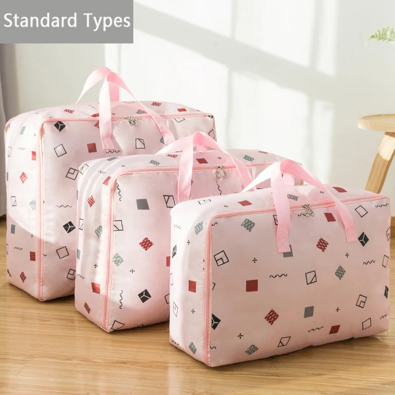 2Standard 3 pcs set Комплект из 3 предметов, дорожная сумка для отдыха, сумка для хранения одежды, Большая вместительная сумка, стеганая сумка, влагостойкая переносная сумка для дома - Цвет: 2Standard 3 pcs set