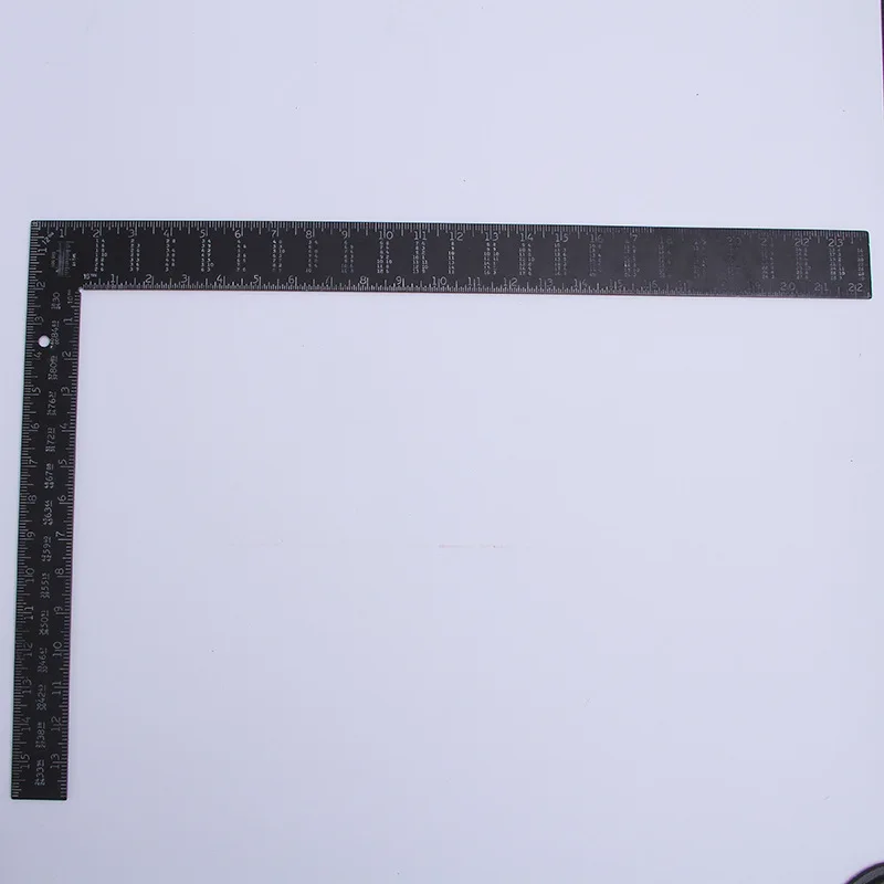 

CJ-5010A-1 Aluminium Alloy L-square Thick Multi-functional Level L-square Woodworking Decoration 90-Degree Angle Ruler