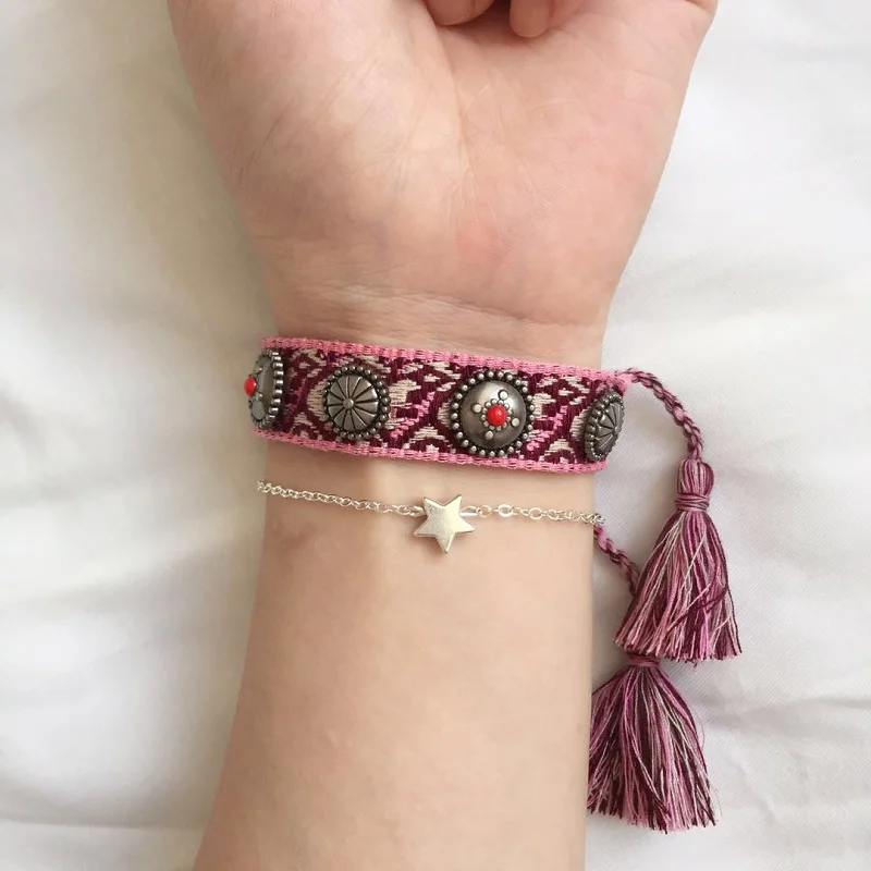 2020 женский и мужской браслет Классические плетеные браслеты дружбы с шармами