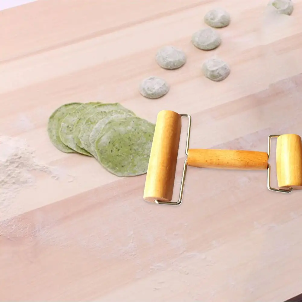DIY сжимающий Рисование стержней инструмент двуглавый деревянный h-образный Эвкалиптовый мука палочка универсальная Скалка пюре свиоли кожи прокатки