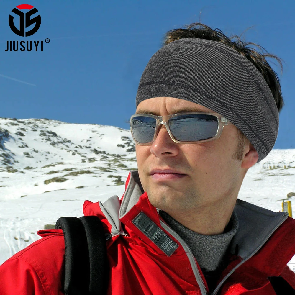 Зимние Термальность повязка на голову из флиса ухо крышка теплее Sweatband головной