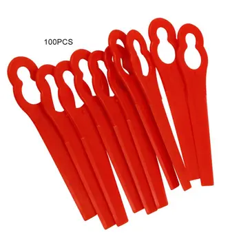 

100 PCS Plastic Lawn Mower Garden Mower Lawn Mower Plastic Cutting Blade Key Gourd Mower Accessories