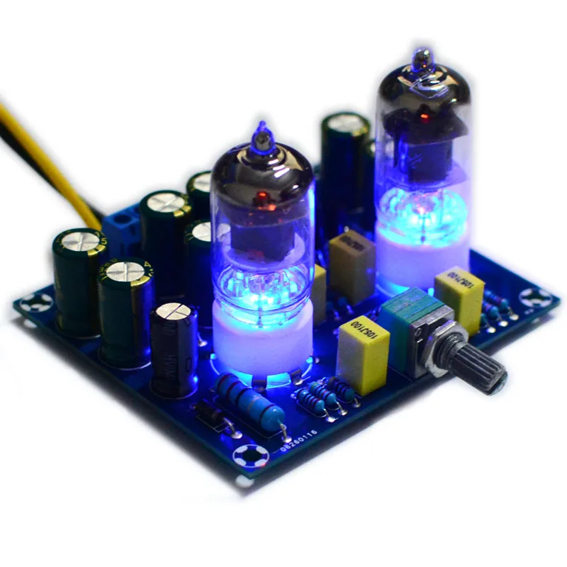 UNISIAN HIFI вакуумный ламповый предусилитель доска 6J1 хороший звук электронный желчный буфер предусилитель AC12V для домашнего усилителя