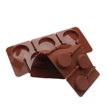 

Reusable Silicone Heart-shaped Flower-shaped Round Lollipop Mold Lollipop Chocolate Decoration Candy Pastry Baking Tool Supplies