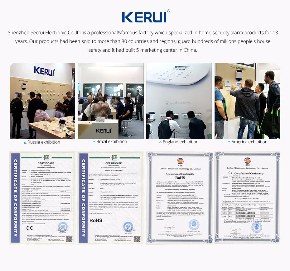 Kerui w18 gsm conexão wi fi família