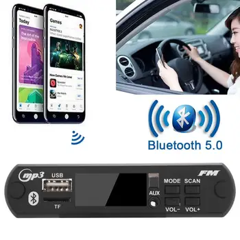 

NEW Radio Module WMA Decoder Bluetooth 2020 MP3 Decoder Board for Auto Speaker Player for USB SD FM