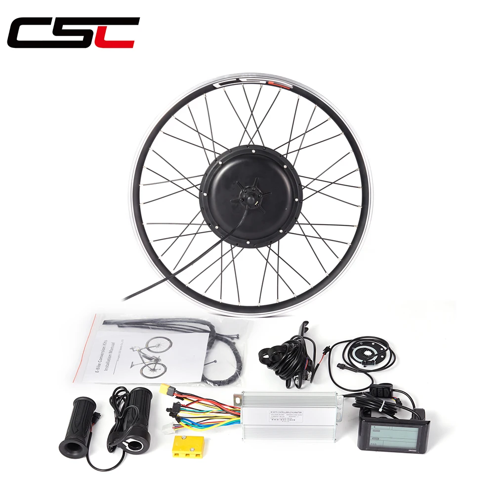 E-bike 48V 1000W 27.5" Rear Wheel Conversion Kit Hub motor with sw900 LCD 