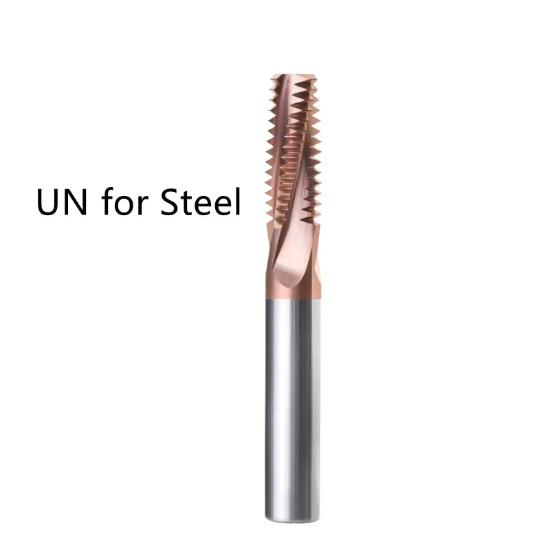 

UN1/4 5/16 3/8 1/2 3/4 9/16 Full Tooth Thread End mill with Coating for Mold Steel, Stainless Steel, Tool Steel Milling Cutter