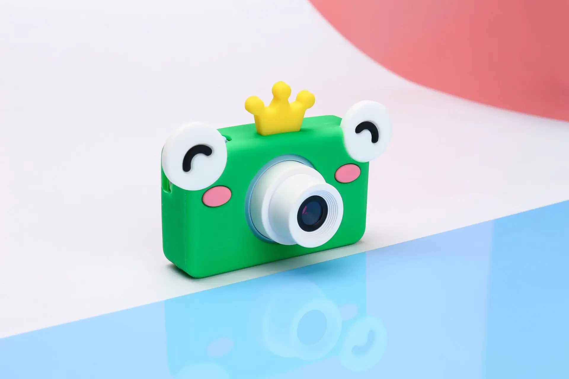 Детская камера цифровая-фотосессия с картой памяти игрушка мини мультяшная лягушка камера Тайвань горячая распродажа