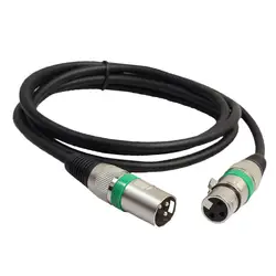 5 шт. 3 м XLR кабель для мужчин и женщин m/F 3Pin Jack фольга + с защитной обмоткой из меди для микрофона миксер Плетеный для Bochara
