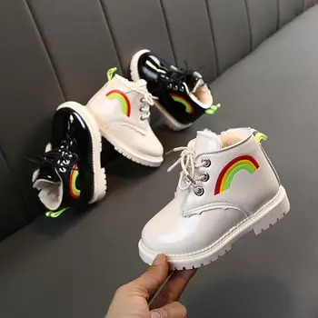 

Children's Martin Boots 2019 Autumn and Winter Children's Shoes Boys and Girls Snow Boots Autumn Children's Baby Boots