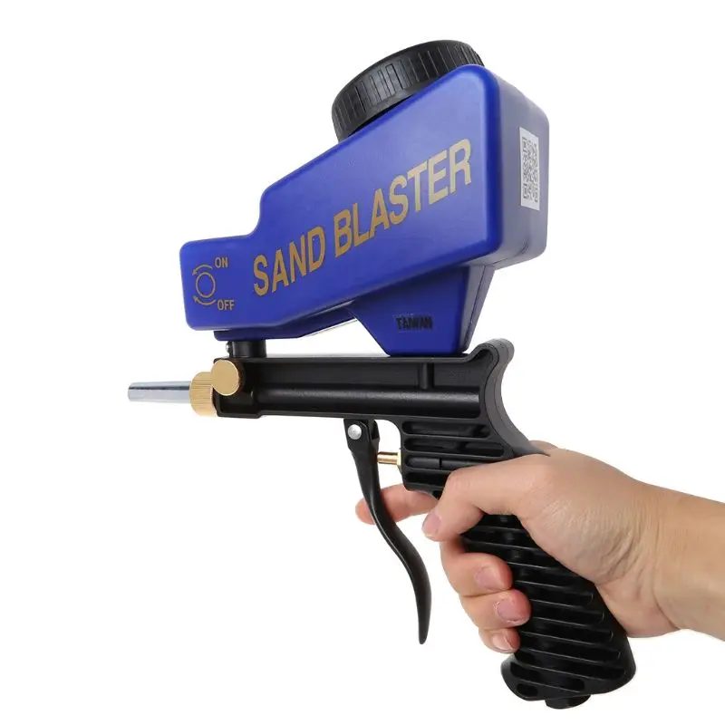 

Portable Gravity Sandblasting Gun Machine Abrasive Pneumatic Set Removing Spot Rust Blasting Device