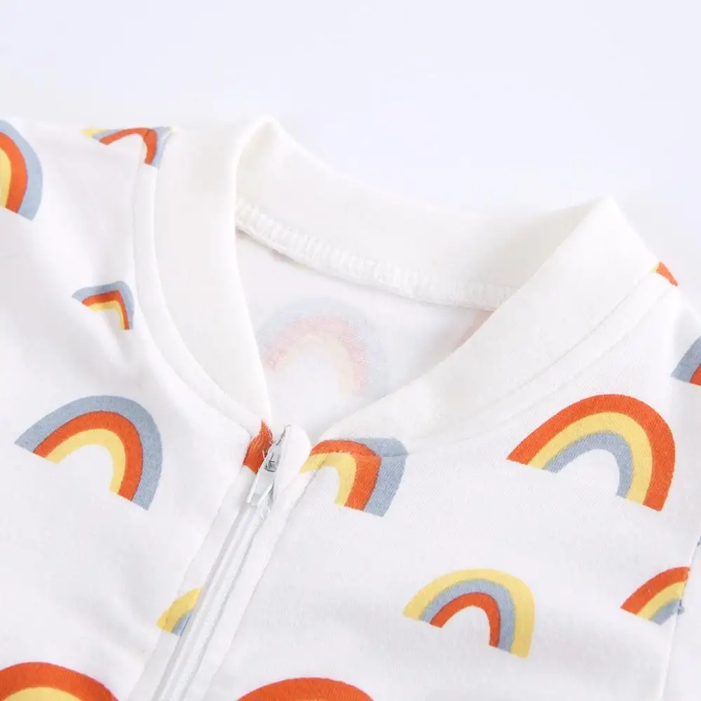 Новые комбинезоны с длинными рукавами, одежда для девочки Roupa de bebes, одежда для маленьких мальчиков, Детский комбинезон с единорогом, хлопковый комбинезон для новорожденных 0-36 месяцев