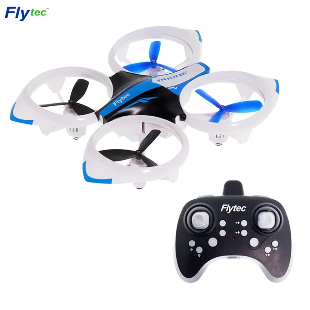 Flytec T19 Мини радиоуправляемые игрушечные дроны пузырьковый крутой светодиодный