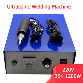 Buy 1PC Mask Long Wave Ultrasonic Spot Welding Machine Generator 35K 1200W Mask Ultrasonic Spot Welder Machine With Vibrator 220V