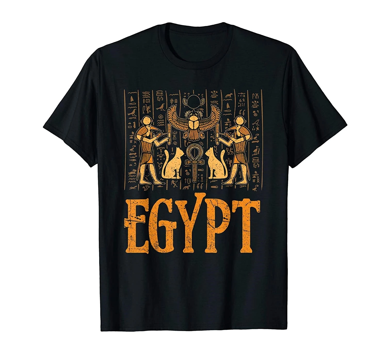 Egypt Pharaoh Pyramid Cairo Nile Ancient Egyptian History T-Shirt | Мужская одежда