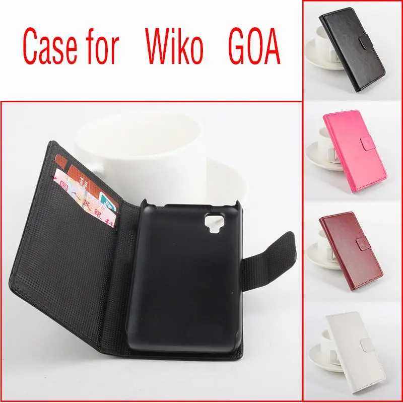 Роскошный кожаный флип-чехол высокого качества с узором для Wiko GOA чехол отдельное