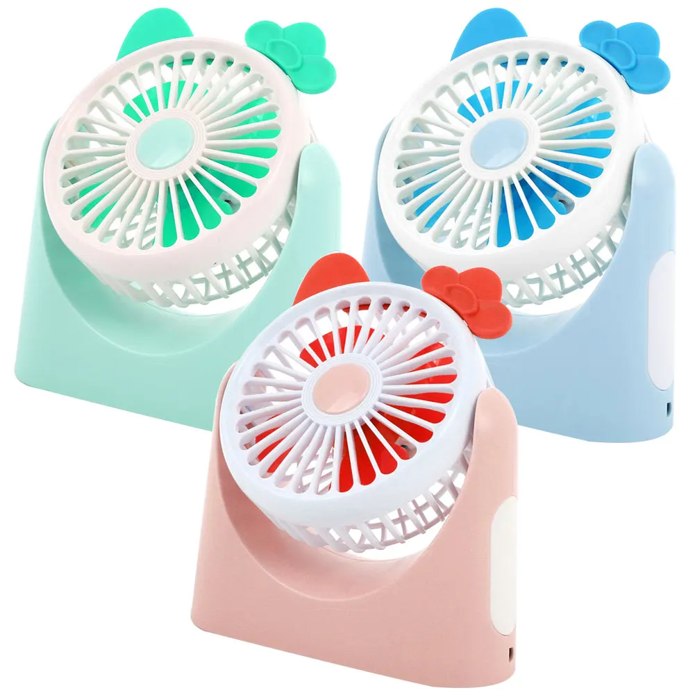

Folding Fan Pocket Fan Portable Fan ABS+PP+TPR Mini Cute Fashion with Light Gift USB Rechargeable Student Summer
