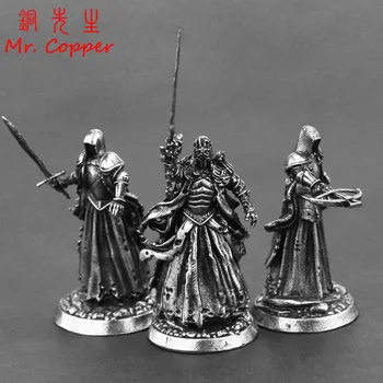 

Middle Ages Legion Wraith Soliders Model Toy Figurines Miniatures Pure Copper Men Gifts Desktop Ornament Decoration Crafts Metal