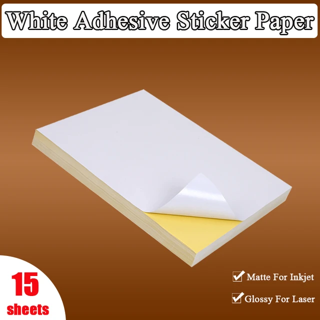 Adhesive Transparent Sticker Paper Printing  A4 Transparent Sticker Paper  Inkjet - Transfer Paper - Aliexpress