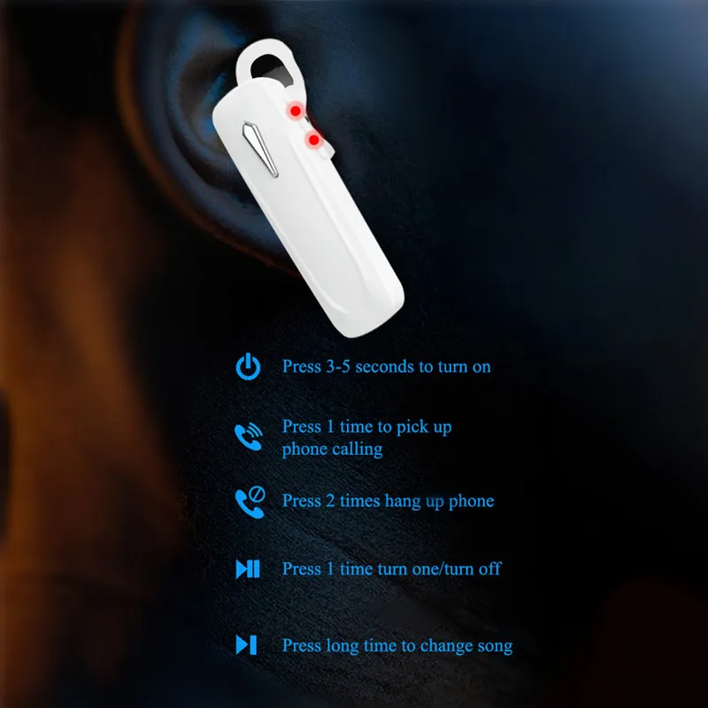 Новые M163 Bluetooth наушники, беспроводные гарнитуры, мини наушники, стерео наушники с микрофоном для телефона ViVO Xiaomi
