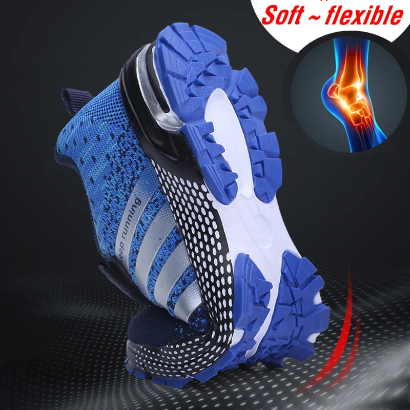 Running Shoes Children Sneakers Breathable Boys Girls Non-slip Outdoor Casual Sports Teenagers Walking