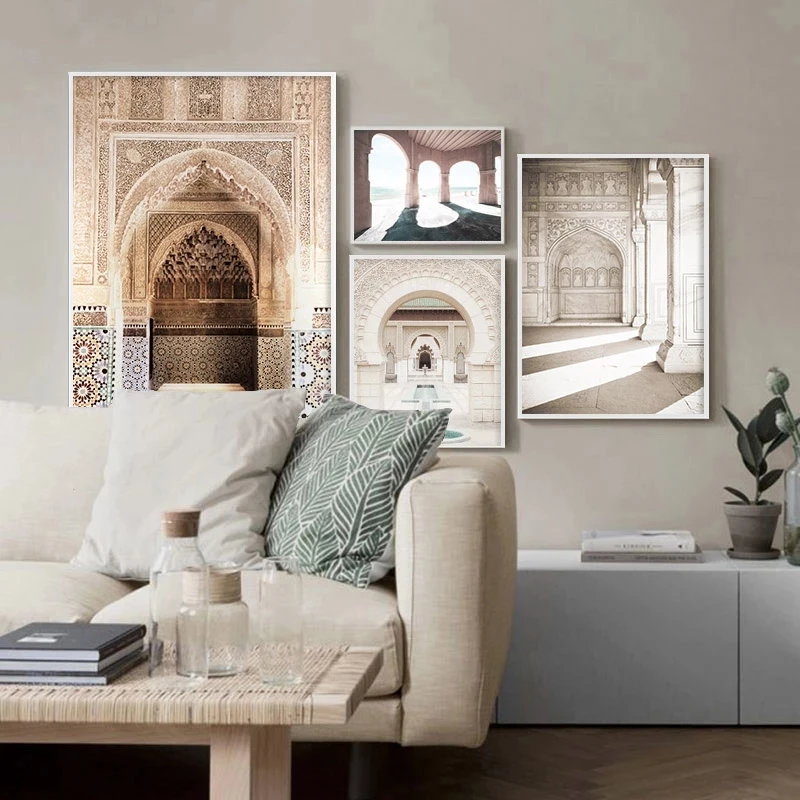 Modern-poster-mosque-oil-painting-Morocco-architecture-tourism-landscape-painting-Islamic-mural-home (1)