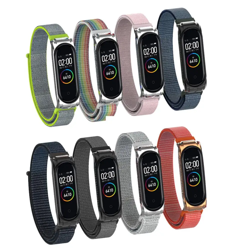 Ремешок для часов Xiaomi Mi Band 3 4 сменный нейлоновый браслет|Смарт-аксессуары| |