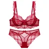 2022New Style ABCDE Tasse Soutien-Gorge Ultra-Mince Transparent Fleur Haute Qualité Push Up Sous-Vêtements Costume Grande Taille Lingerie ► Photo 1/6