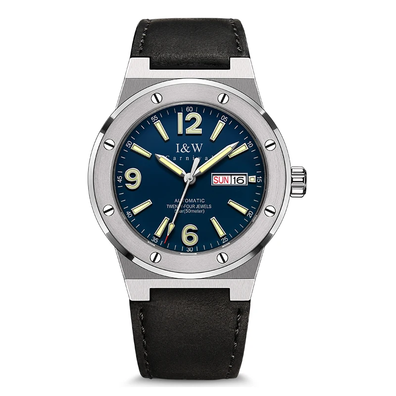 2021 New Switzerland IW Mechanical Watch For Men Luxury Brand Automatic Watches 50M Waterproof NH36A Reloj Hombre Luminous Sport 