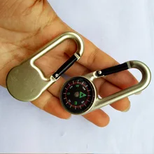 Наружные принадлежности вешалка компас цинковый сплав Карабин компас подвесная пряжка-компас/компас