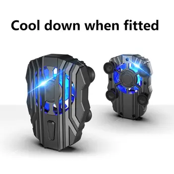 

Mobile Phone Cooler Silent Phone Radiator LED Cooling Fan for iPhone An-droid