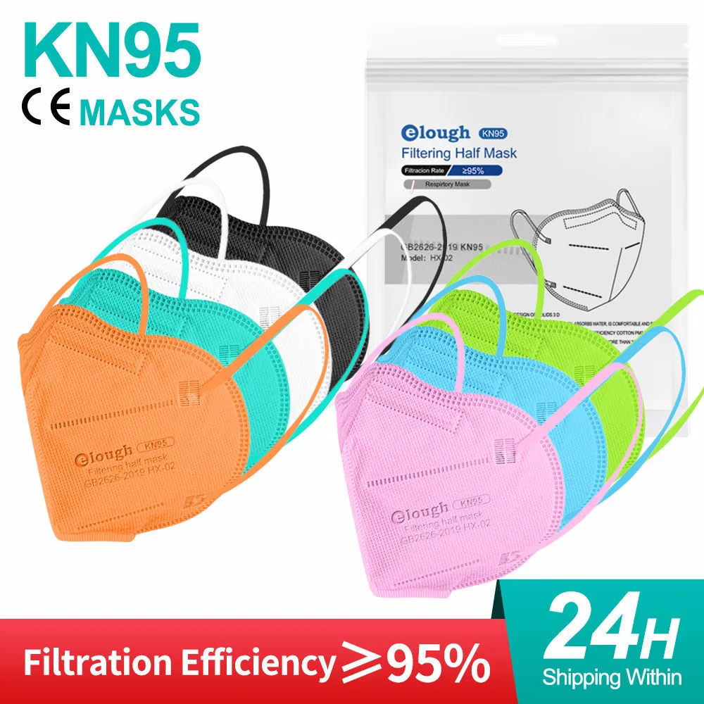 Одноразовая маска для лица Elough ffp2 fpp2 Homologada kn95 ffp2mask многоразовая